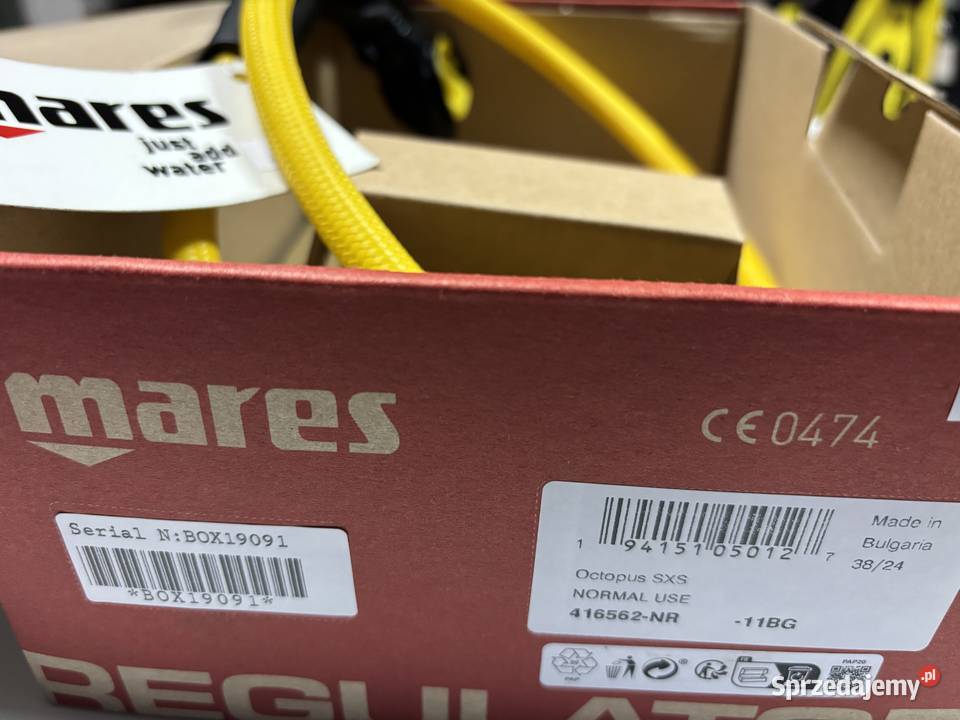 Automat oddechowy Octopus SXS Maresa podawany z Bytom