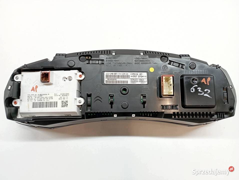 LICZNIK 9805737080 9805341480 20 HDI Citroen DS5 Rok produkcji 2013