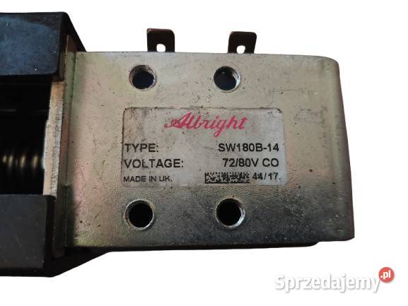 STYCZNIK CONTACTOR ALBRIGHT SW180B14 80V sprzedam