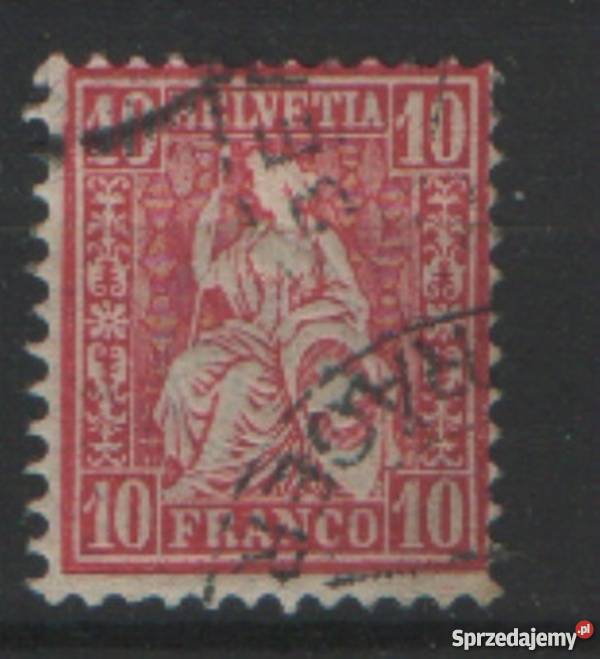 Zn Szwajcaria Mi 38 9 kas 1881 Gliwice