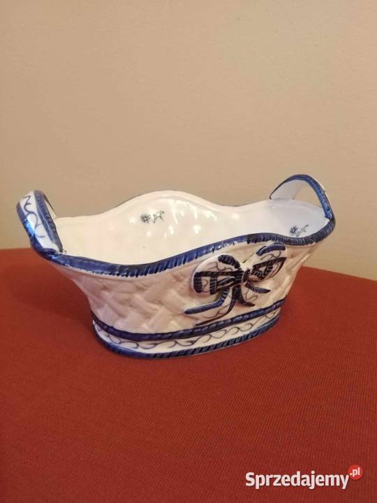 Koszyczek Ceramiczny Kokarda Retro Wałbrzych