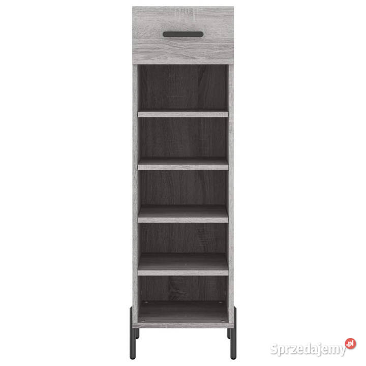 Szafka na buty szary dąb sonoma 30x35x105 Dom i Ogród Warszawa