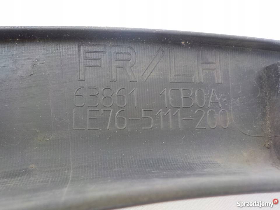 LISTWA BŁOTNIKA PRZÓD PRAWA LEWA INFINITI QX70 Nowy Tomyśl