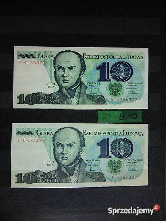 Sprzedam 10 banknotów POLSKICH z lat 19191982 r Staroźreby