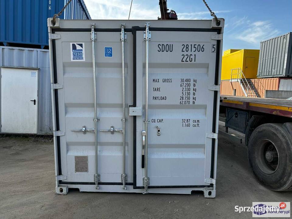 KONTENER MORSKI 20 DV ONE WAY DOUBLE DOOR DRZWI Biznes i Przemysł