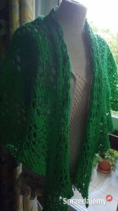 CHUSTA Z BAWEŁNY ZIELONE DRZEWO ŻYCIA sprzedam