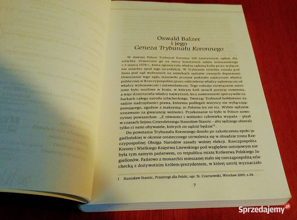 Geneza Trybunału Koronnego Studium z dziejów Gdańsk sprzedam