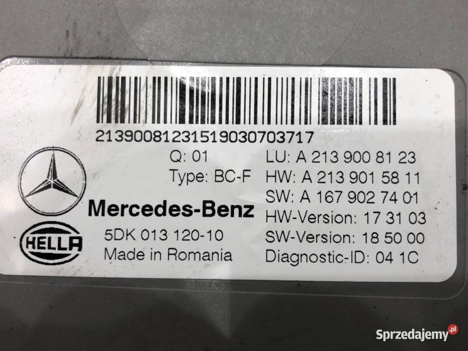 MODUŁ STROWNIK BCF SAM KOMFORTU MERCEDES CLS podkarpackie