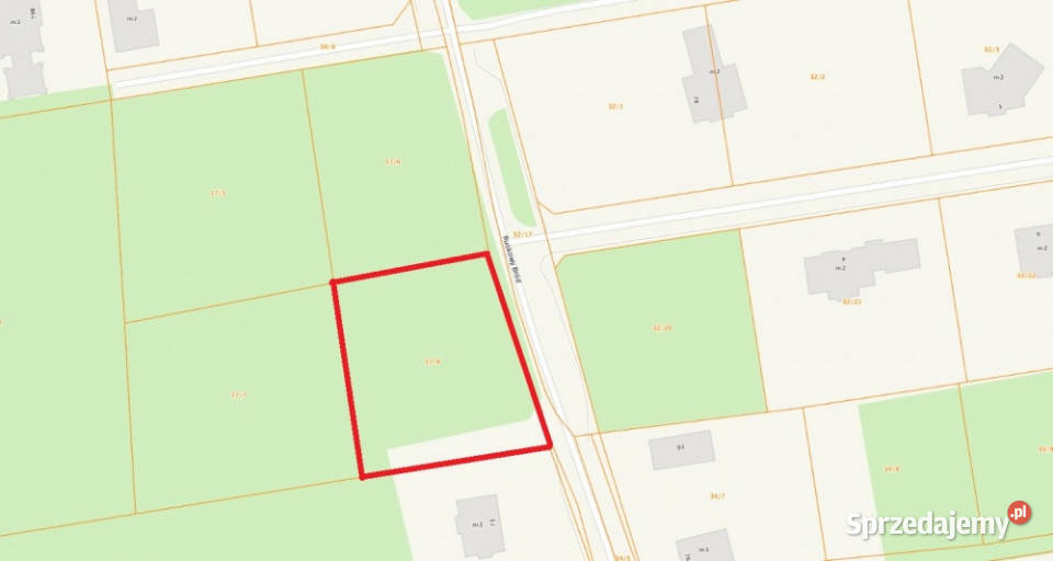 Warszawa Białołęka działka w otulinie lasu 1838m 1055zł/m2 sprzedam