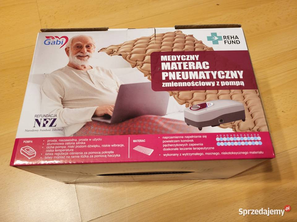 Mata antyodleżynowa materac pneumatyczny