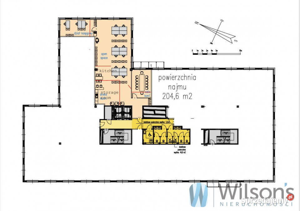 wynajmu lokalu Warszawa 200m2