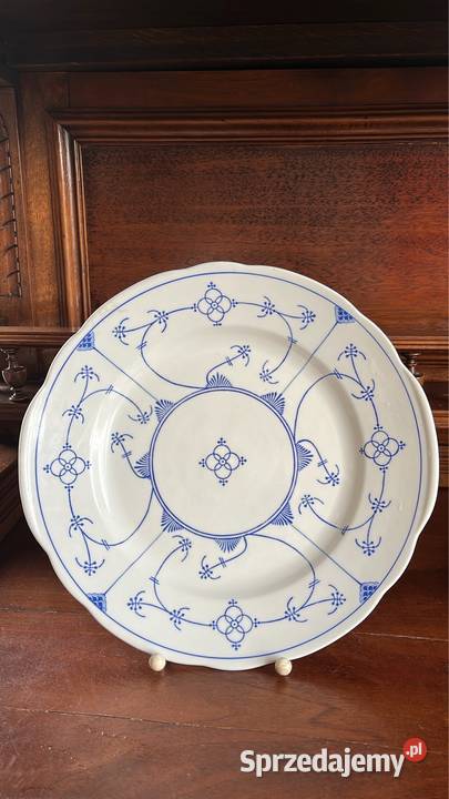 Patera Jager Eisenberg wzór słomkowy Porcelana i szkło Gdańsk