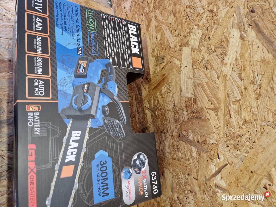 AKUMULATOROWA PILARKA PIŁA ŁAŃCUCHOWA DO DREWNA Piły łańcuchowe Głogowa