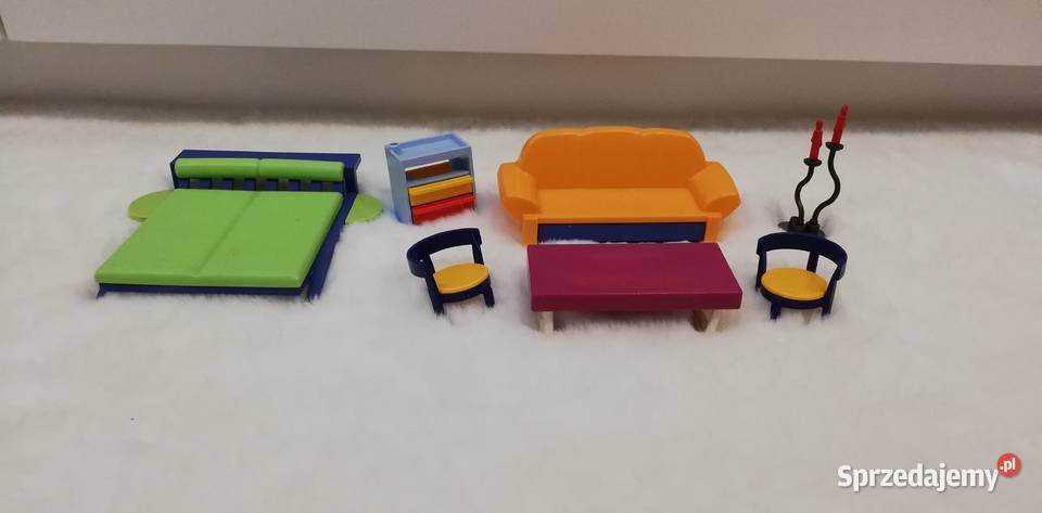 Zestaw Playmobil ogród łazienka salon klocki