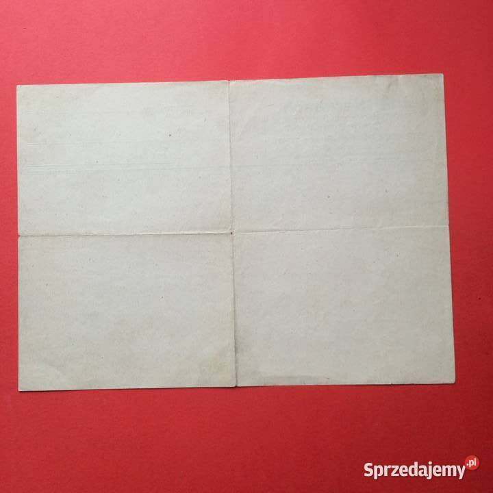 1957 Dokument Niemiecki Firmy E Narnbach