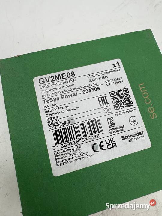 Schneider Electric GV2ME08 Rozłącznik silnikowy Pozostałe mazowieckie