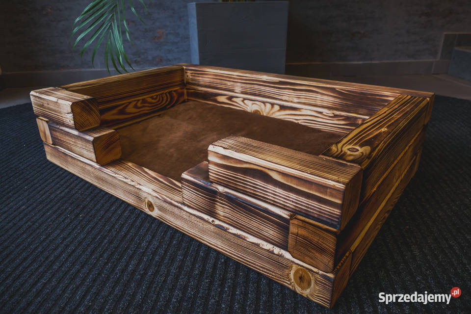 Drewniane legowisko psa z poduchą rozmiar 1 małopolskie