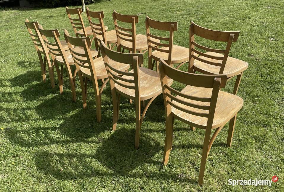 Krzesło PRL thonet 10 Krzesła