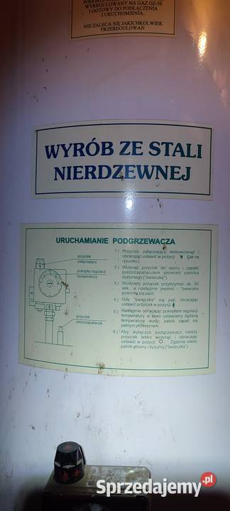 Gazowy podgrzewacz wody nierdzewny podkarpackie Stalowa Wola