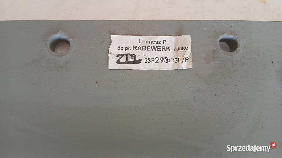 Lemiesz Rabewerk SSP293 OSE prawy Do maszyn uprawowych Radomsko