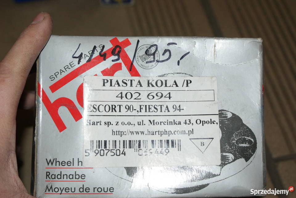 PIASTA KOLA P ESCORT 90FIESTA 94 Zawieszenie i układ kierowniczy mazowieckie Białobrzegi sprzedam