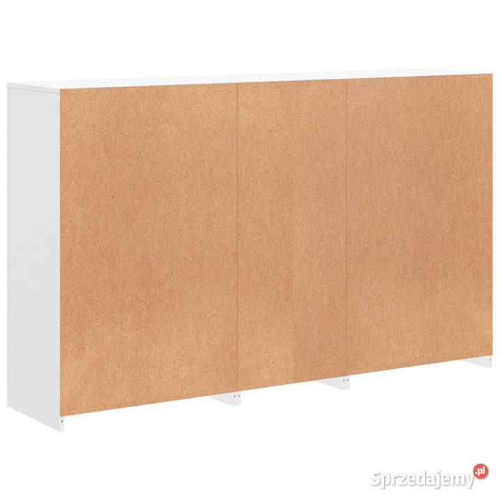 Szafka z oświetleniem LED biała 162x37x100