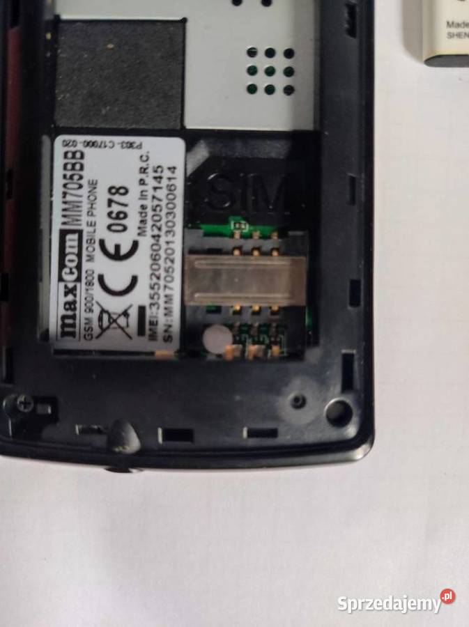 telefon Maxcom MM705BB seniorów osób starszych MaxCom