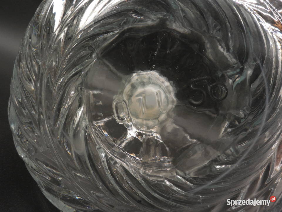 Szklana stara karafka Raszków