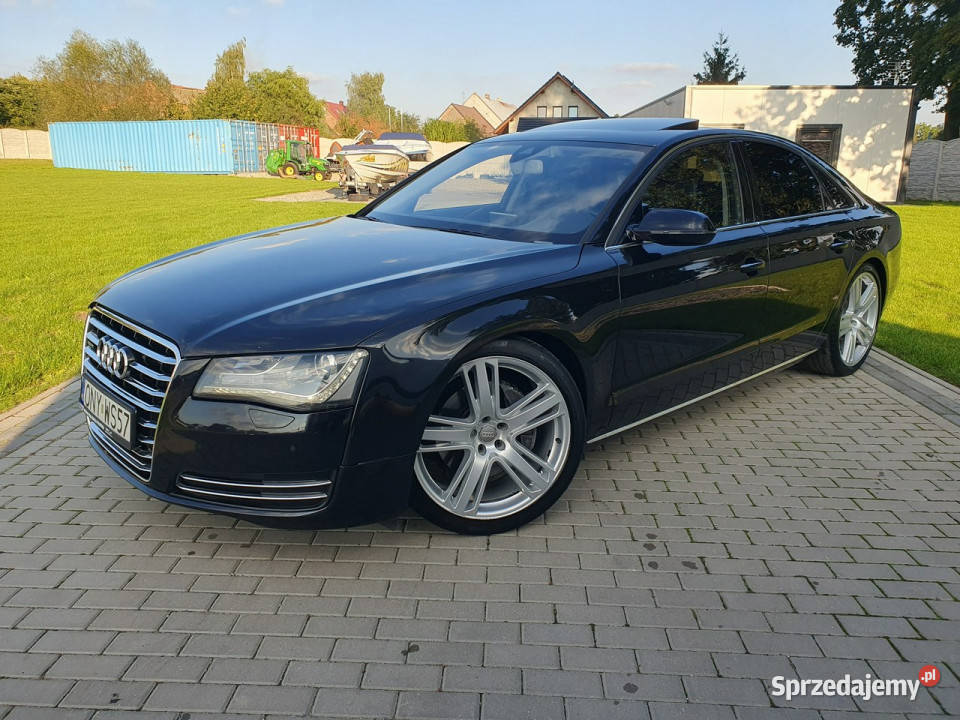 Audi A8 30tdi 250 ALU21 Full Raty Zamiana D4 podgrzewane fotele Strobice