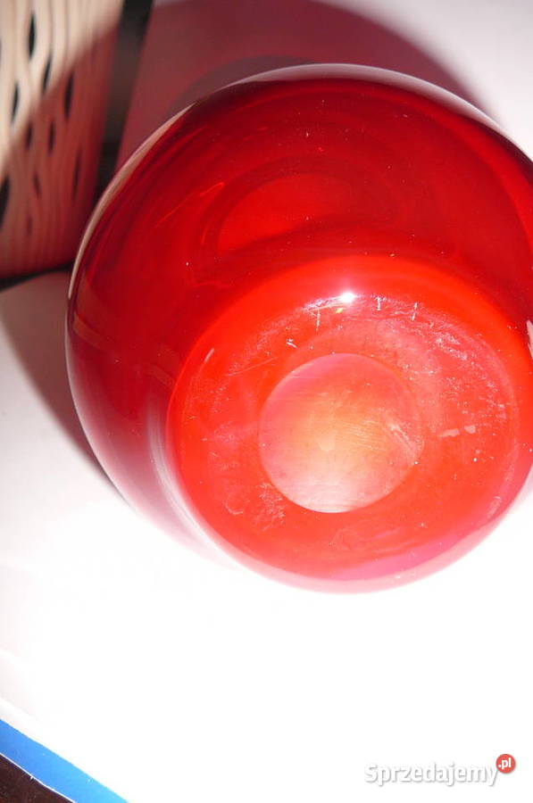 K Krawczyk wazon czerwony lata 70 inny kolor Wrocław sprzedam