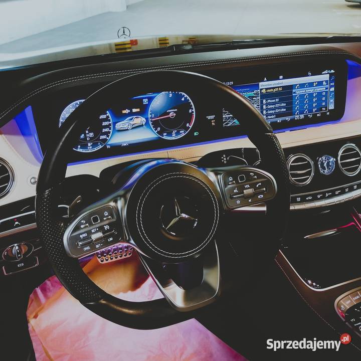 Mercedes S klasa 400 diesel 4matic salon Leszno
