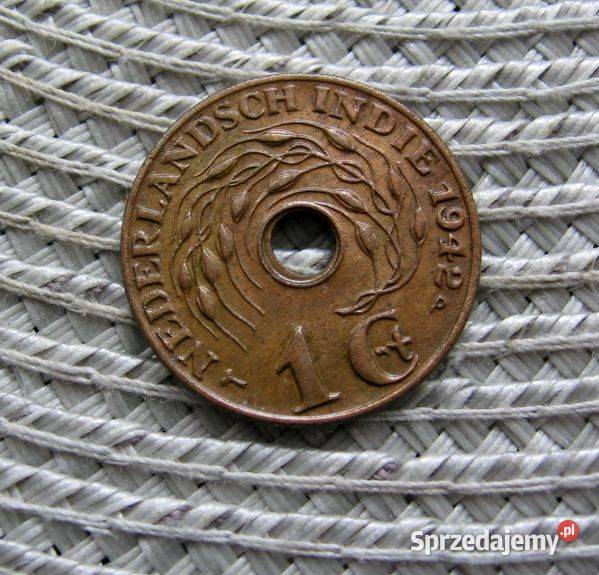Holenderskie Indie Wschodnie 1 Cent 1942r P