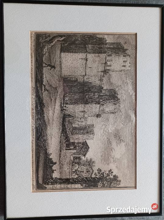 Staloryt XVIII wiek wymiary rama 405 x 305 sprzedam