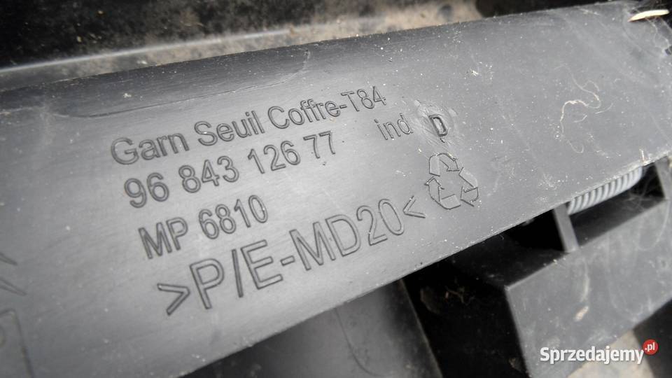 PEUGEOT 3008 I 12r osłona podłoga bagażnika Zestawy części blacharskich Zestawy części blacharskich świętokrzyskie