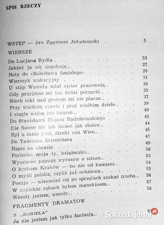 Poezje wybrane Stanisław Wyspiański lubelskie