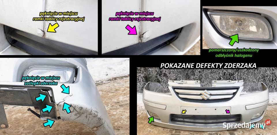 Suzuki Liana lift zderzak przód przedni grill Kutno