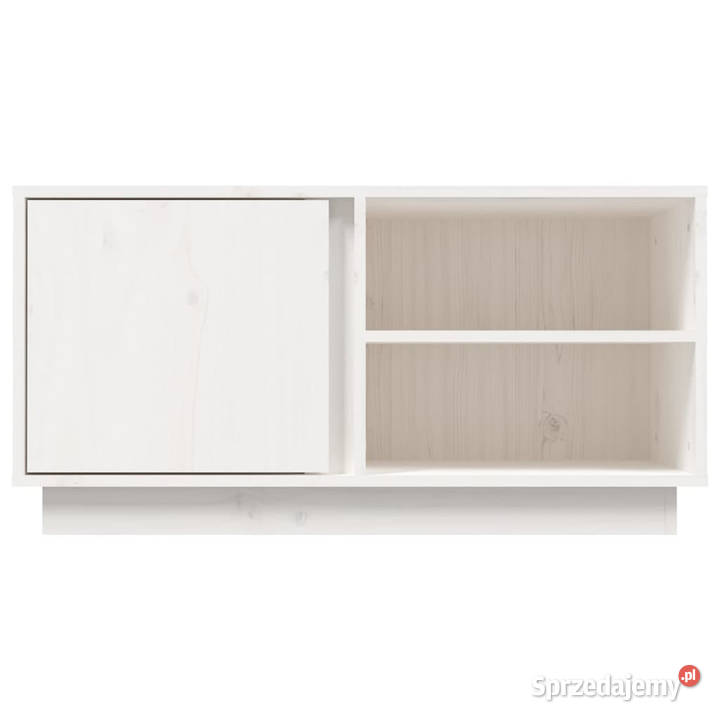 Szafka pod telewizor biała 80x35x405 lite drewno Warszawa sprzedam