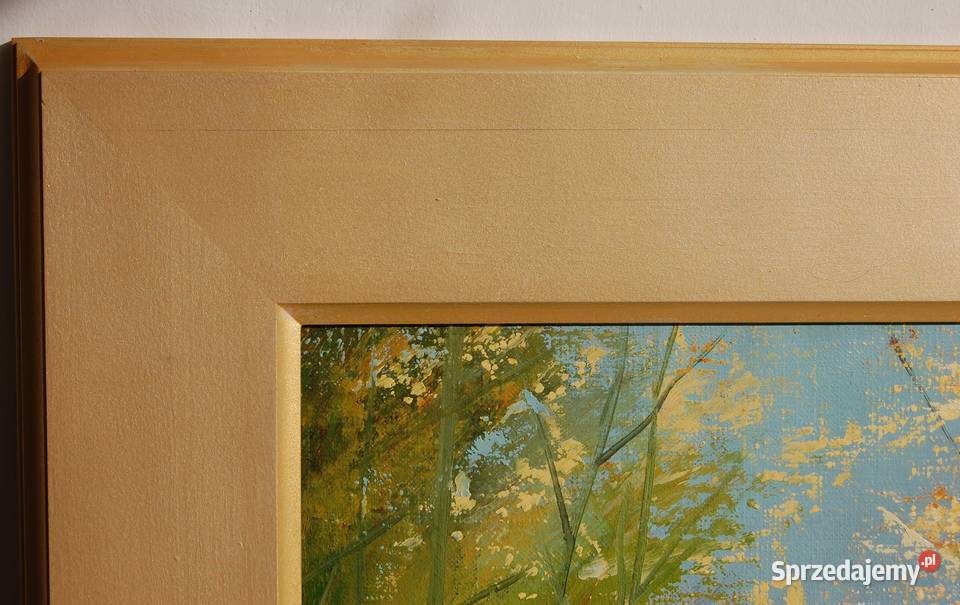 Wąwóz Kazimierz Dolny pejzaż obraz olejny Lublin