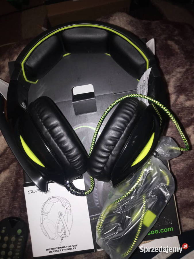 Nowe słuchawki gamingowe Supsoo zachodniopomorskie