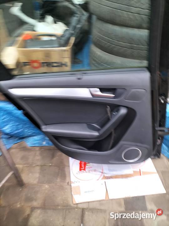 DRZWI LEWY TYŁ AUDI A4 B8 AVANT 0812r CZARNE Kończyce Małe