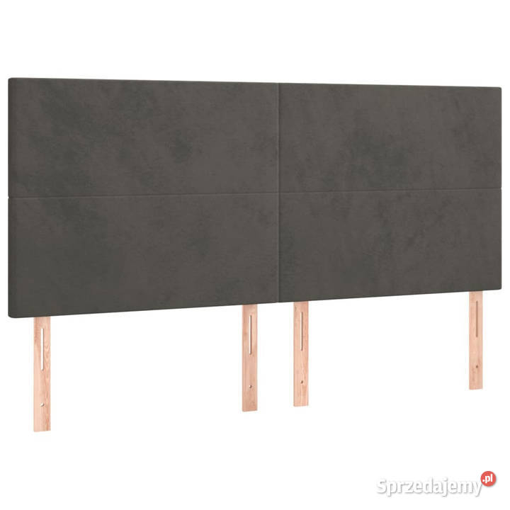 Zagłówek do łóżka z LED ciemnoszary 180x5x118128 Warszawa