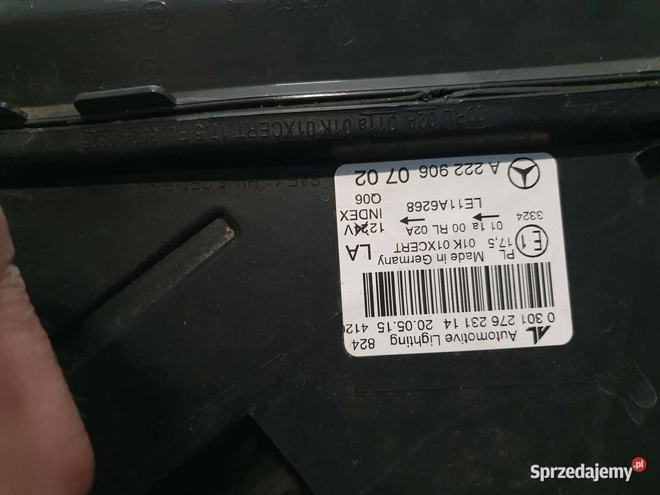 Mercedes S W222 13 17 lampa lewa prawa Full Led osobowe Zielona Góra