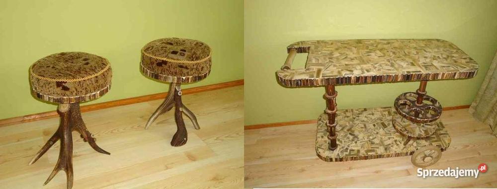 Meble z poroża myśliwskie zachodniopomorskie Chojna