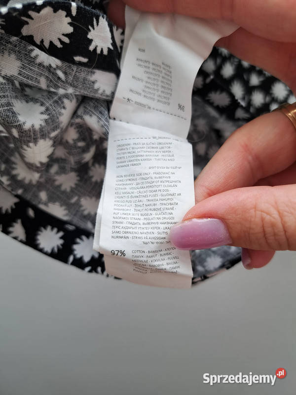 Mini spódniczka w kwiatki Sinsay XS Trąbki Wielkie