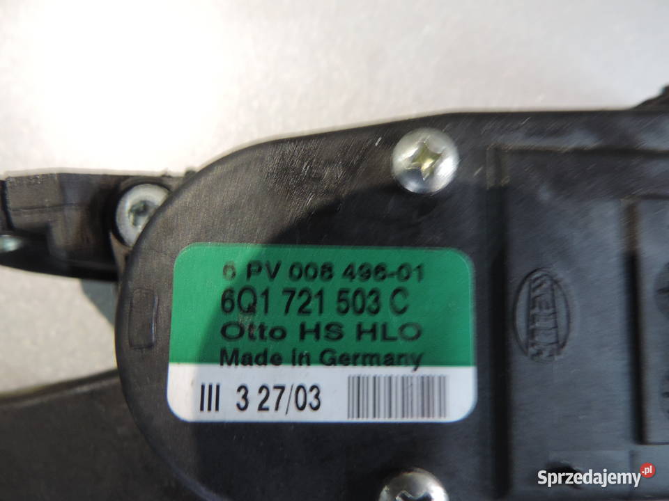 Pedał gazu potencjometr VW SEAT SKODA 14 16V Układ elektryczny Nowy Sącz sprzedam
