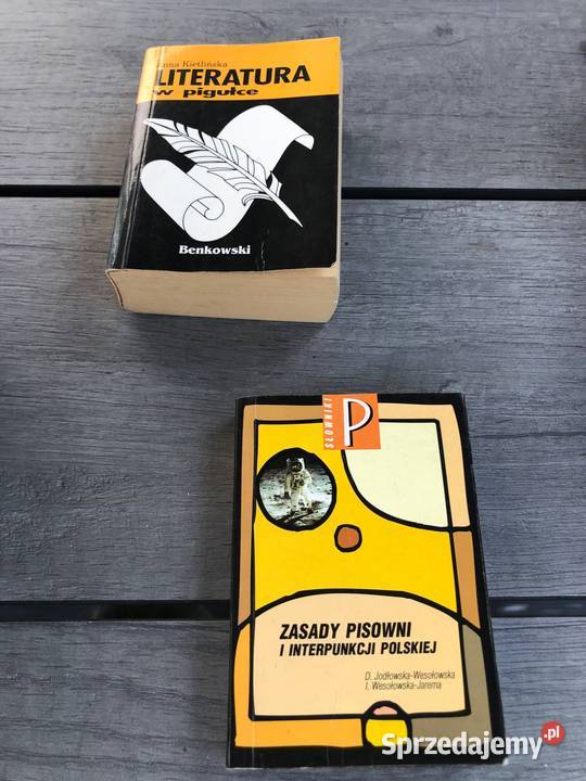 Literatura w pigułce zasady pisowni interpunkcji wielkopolskie Poznań