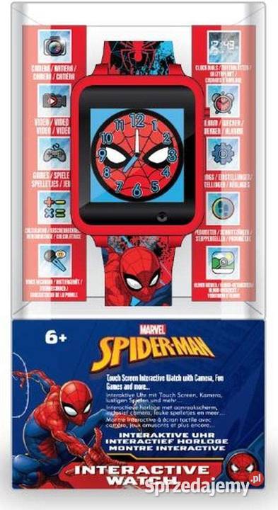 Spiderman Zegarek Smart Watch Kamera Aparat dziecięce Mogilany