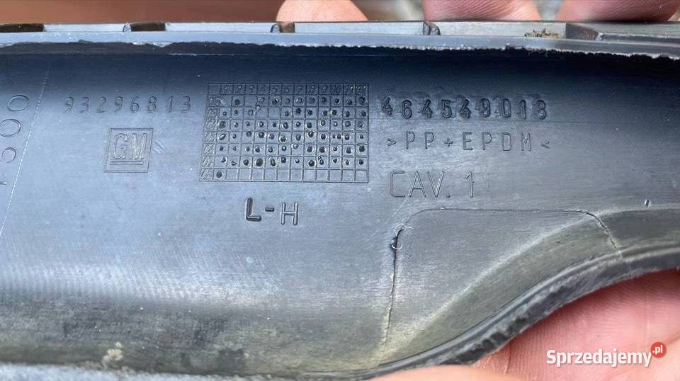 Opel Meriva A spojler hokej zderzaka przód podkarpackie Rzeszów