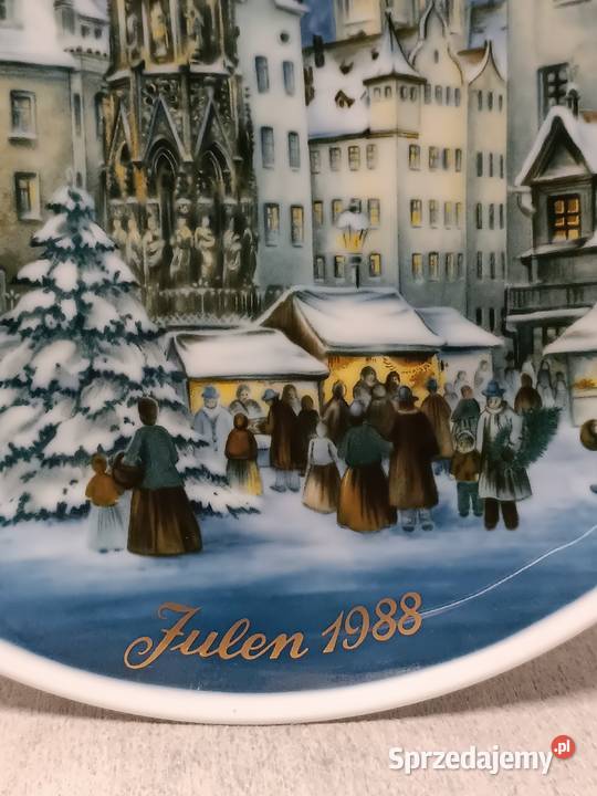 Royal TETTAU 1794 Talerz Kolekcjonerski Julen