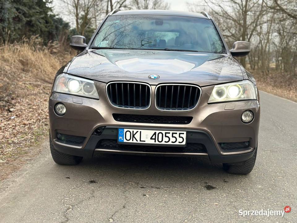 BMW X3 20d Automat 8hp Xenon 4x4 Bezwypadkowy nieuszkodzony łódzkie Wieluń